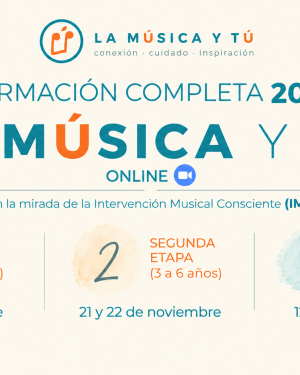 LA MÚSICA Y TÚ. FORMACIÓN COMPLETA. ONLINE